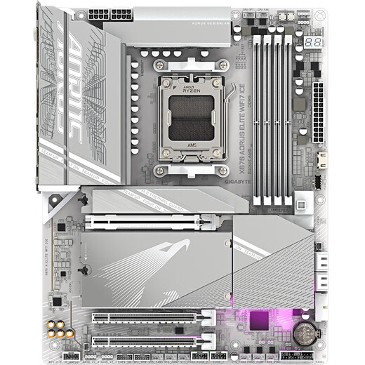 Gigabyte AMD 9000 Series Ryzen R9 9900x3d/9950x3d en caja con B850m/X870 Falcon/Demon Eagle/Ice/Ice Sculpture/Super Talling Plothboard CPU Conjunto X870 A Elite WF7 ICE WF7