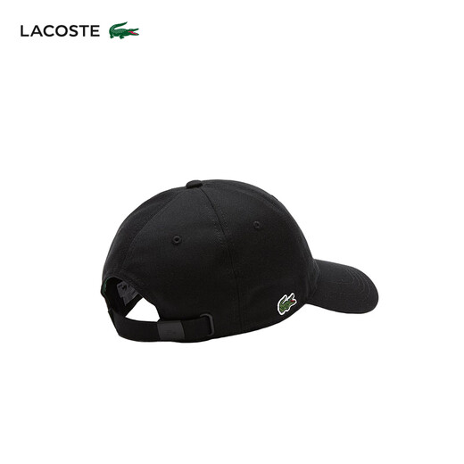 LACOSTE French crocodile men's and women's same style 25 autumn solid color logo print baseball cap peaked cap|RK0440 031/black one size TU