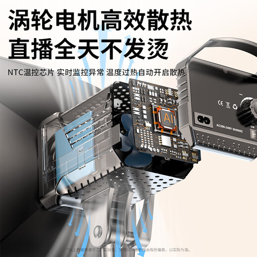 Kerunle COB highlight light live photography led fill light sun lighting photography light shooting soft light ball light studio photography equipment camera props anchor beauty set