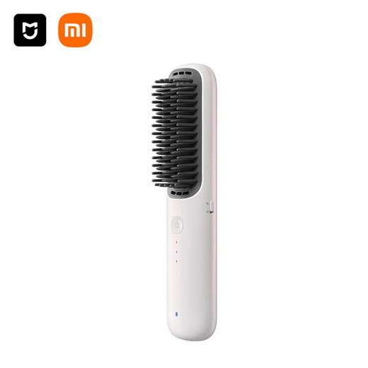 Xiaomi Mijia Cordless Hair Straightening Comb, Fluffy Straightening Curling Iron, Mini Portable Hair Styling Comb, Negative Ion Hair Care Straightening Comb, Girlfriend Gift Recommendation Yun Jinzi