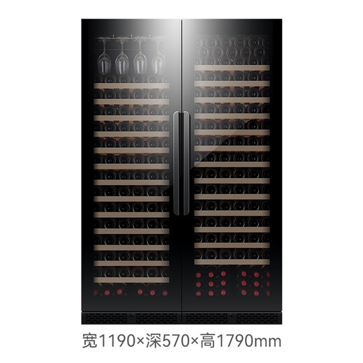 Platina PIL ATEN variable frequency first-class energy efficiency red wine cabinet constant temperature wine cabinet embedded frost-free wine compressor home guest first-class energy efficiency frequency conversion thin model ice bar + ice bar