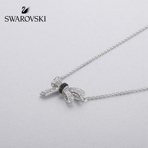 Swarovski Elegant bow MADEMOISELLE Necklace for women, clavicle chain for women, birthday gift for girlfriend 5412679