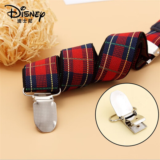 Disney Creative Children's Anti-Removal Strap Clip ajusté pour les enfants Boys et filles Sous-socs Pantalons élastiques Pantalons sans glissement Camouflage vert Camouflage quatre clips