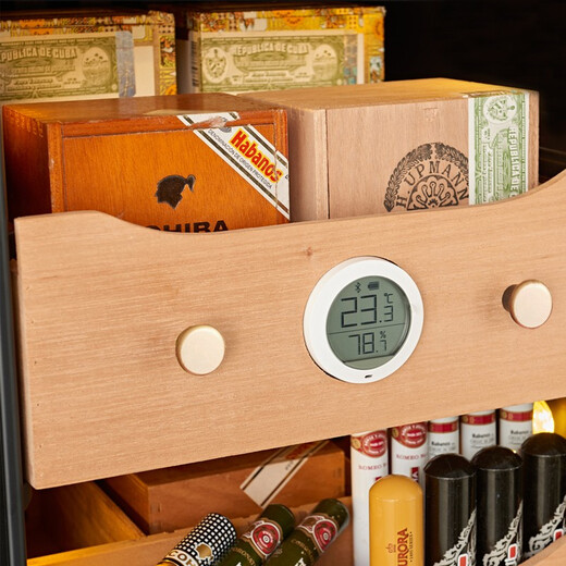SILIWERE Cigar Cabinet Constant Temperature and Humidity Cigar Cabinet Home Cigar Cabinet Customized Cigar Room Customized 840H LCD WIFI Premium Edition 84L Constant Temperature and Humidity