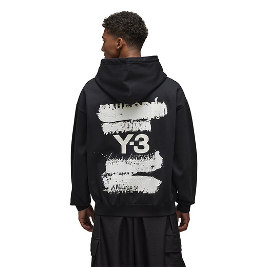 Y-3【 出游必备】y3GFX HOODIE连帽卫衣男女同款印花连帽衫52JN4882 黑色 XL