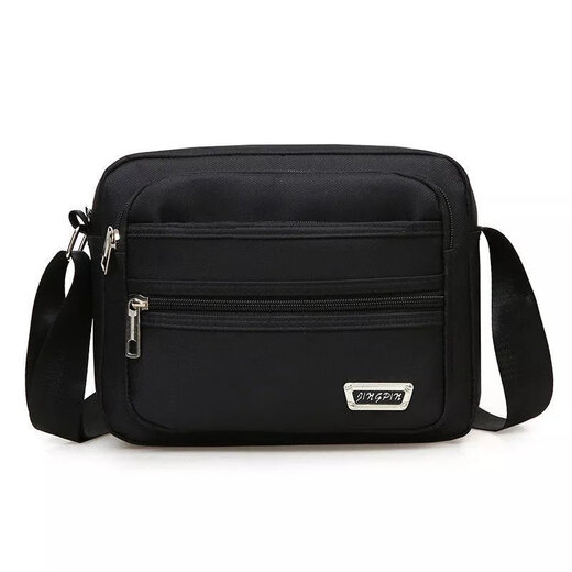 [Ausgewählt] Geldkollekte Umhängetasche Casual Crossbody Body Herrenbeutel Umhängetasche Business Brieftasche mehrschichtige koreanische Version Männer Y688 Upgrade Model + [Six Pocket Black]