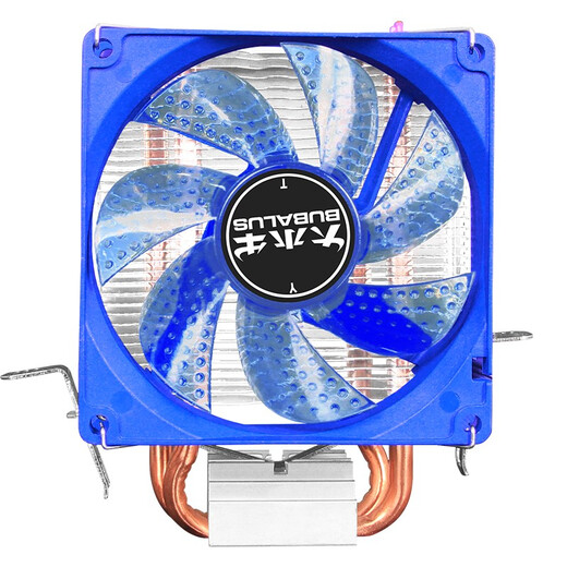 BUBALUS T3 CPU cooler (2 heat pipes/supports Intel/AMD multi-platform/9cm LED fan/extra large cooling fin set/computer main case air cooling/1700)