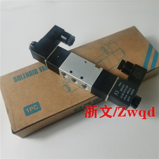 Solenoid valve RV5212-06 06Q QAC220V DC24V two-position five-way double electric control directional valve DC24V