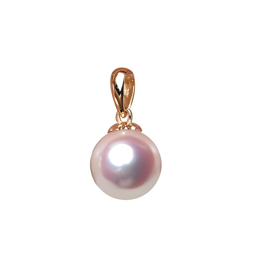 Nufeng seawater pearl pendant natural pearl Akoya 18K gold luster strong versatile fashion model niche light luxury white 7.5-8mm