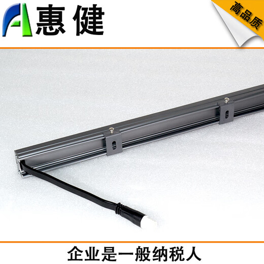 Huijian led line light outdoor waterproof hard light strip linear light outline light 10W12W15W exterior wall lighting project yellow green blue red (four colors to choose) 12W