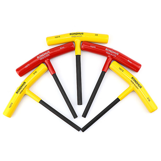 XMSJT柄内六角匙 t型内六方扳手2 2.5 3 4 5 6 8 10mm 5mm(总长度356mm)16464