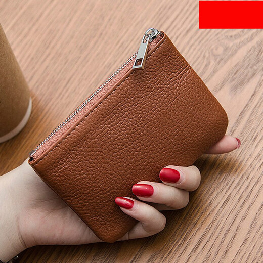 
Shuguoer (SHU GUO ER) men and women mini coin wallet ultra-thin zipper coin bag short small wallet hand key bag card bag women violet
