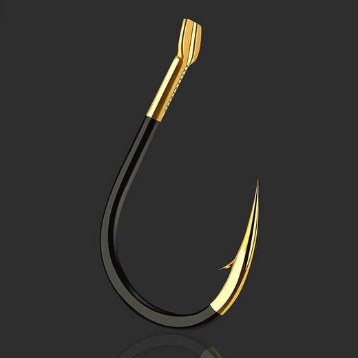 Zhenyou (Grsaed) double blood slot Iseni fish hook No. 6 fish hook bulk tungsten steel large hook with barbed crucian carp fishing hook fishing gear supplies fishing accessories