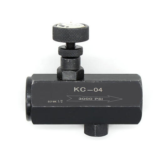 KC one-way throttle valve hydraulic speed regulating valve flow control valve regulating valve KC-02 KC-03 KC-04 06 KC-04, thread 1/2
