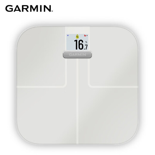 Garmin (GARMIN) Garmin GARMIN body fat scale IndexS2 electronic scale body weight scale fat scale white