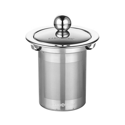 KAMJOVE glass teapot high temperature resistant 304 stainless steel filter flower teapot elegant cup teapot simple tea art pot A-08 800ml