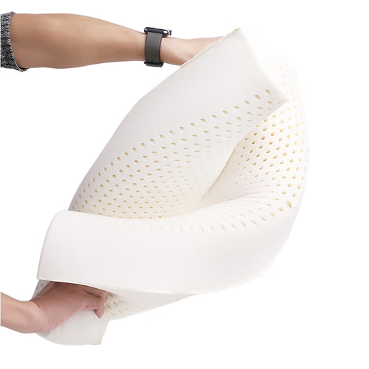 Yowo Thai Natural Latex Pillow Cervical Pillow Core Student Pillow Single Pillow High and Low Massage Pillow Single Pillow Curve Smoothing Pillow Free Inner Jacket 93% Latex