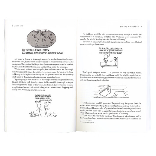 What if 英文原版 那些古怪又让人忧心的问题 如果这样会怎样 兰道尔门罗 科普读物 搭How To如何解决 十万个为什么 DK博物大百科