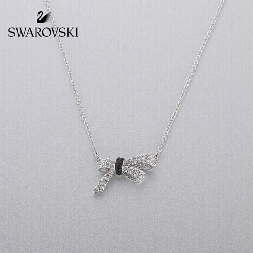 Swarovski Elegant bow MADEMOISELLE Necklace for women, clavicle chain for women, birthday gift for girlfriend 5412679