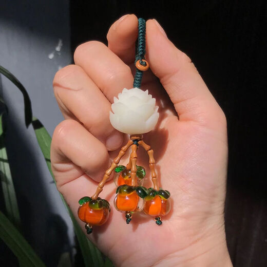 柿柿如意菩提挂件吊坠挂饰平安包包挂件 钥匙扣/包挂款