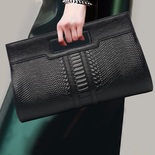 Sephoron 2026 New Bag Genuine Leather Handbag Fashion Versatile Casual Women's Bag Shoulder Bag Valentine's Day Soft Cowhide Handbag Black