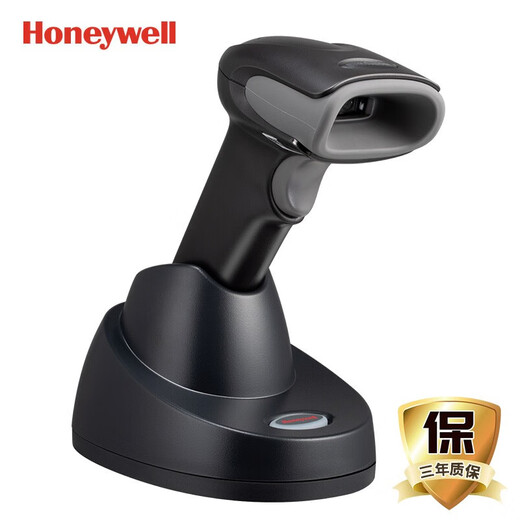 霍尼韦尔（Honeywell）无线扫码枪 扫码枪 条形码 二维码扫描枪  可扫污码破损码 快递物流条码枪 1472G黑