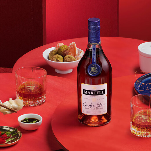 马爹利蓝带700ml MARTELL 干邑白兰地 法国进口洋酒 700mL 1瓶