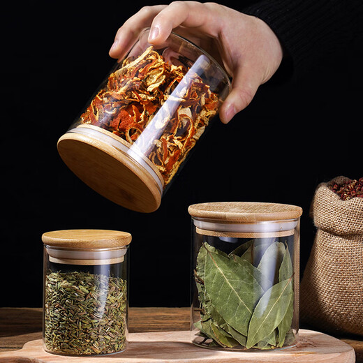 Meal General sealed cans two-pack glass tea cans coffee cans honey cans dry goods storage cans miscellaneous grain storage cans