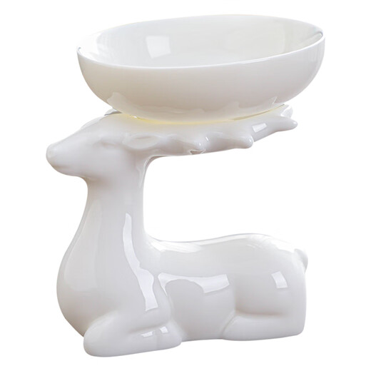 Fengli Dehua mutton-fat jade white porcelain tea strainer filter, all-ceramic tea filter, tea filter bowl, funnel, tea strainer rack, tea strainer set