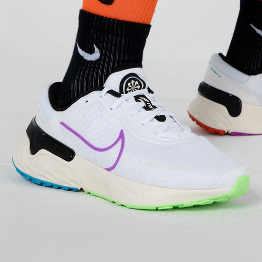 耐克（NIKE）休闲鞋男鞋2025新款夏季运动鞋Renew Run 4跑步鞋FJ1048-100 FJ1048-100白色 44