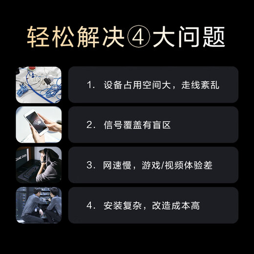 Huawei whole house WiFi6 set 2 ceiling AP+4 dual network port AP+8 port routing and switching all-in-one machine 3000M wireless AP Gigabit router AC+AP set simple white