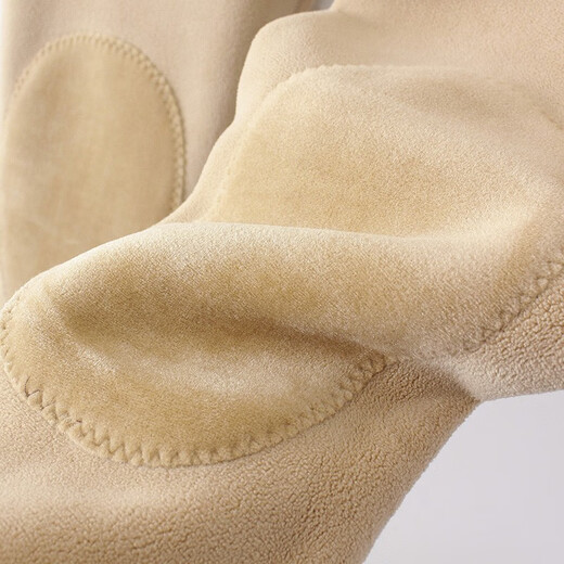 An Zhenxue warm clothes for the elderly, grandma clothes, autumn and winter clothes, middle-aged and elderly women's clothes, mother clothes two-piece set 4055-860 Khaki 4XL recommended 140-155 Jin Jin equals 0.5 kg