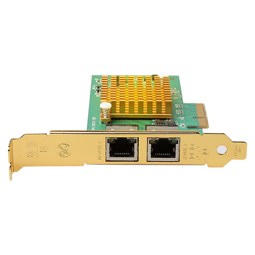 魔羯（MOGE）台式机PCIEx4服务器网卡两口 双口网卡Intel I350T2千兆网卡视觉工业相机网卡 MC2251