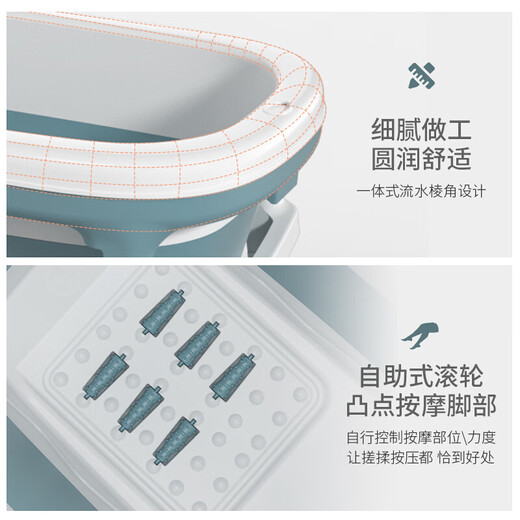 奔麦成人泡澡桶大人洗澡桶折叠浴缸儿童游泳桶家用宝宝神器婴儿游泳池 1.40米单桶(折叠浴缸)