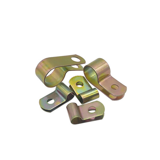 SDFFKOS5D6D8D10D12-50 Clip de tuyau simple galvanisé Q686F4 Plastique Dip Plastique R-Spring Pipe d'huile CT370 Clip D6 Galvanisé Plastique non-DIP (10 pièces) Tube de 6 mm