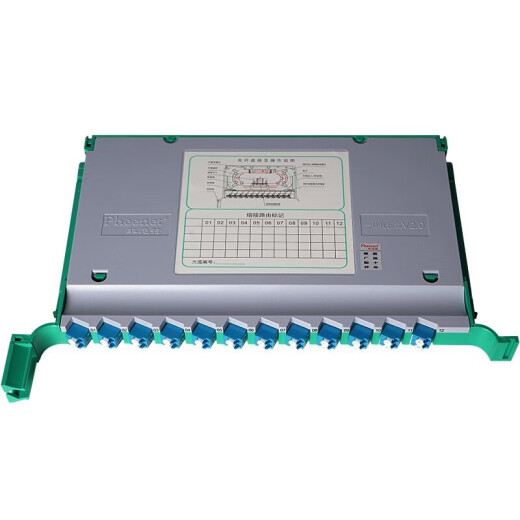 Pheenet ODF Fiber Patch Frame 12 Core 24 Core 48 Core ODF FIT de 19 pulgadas Unidad Body Disc de fibra de fibra de fibra de 24 Core LC Modo único PH-ODF-24LC-SM