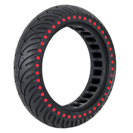 Anliju 8.5-inch suitable for Xiaomi scooter tires M365/PRO/1S/PRO2 inner honeycomb solid anti-skid tire, polka dot honeycomb red model (one pack)