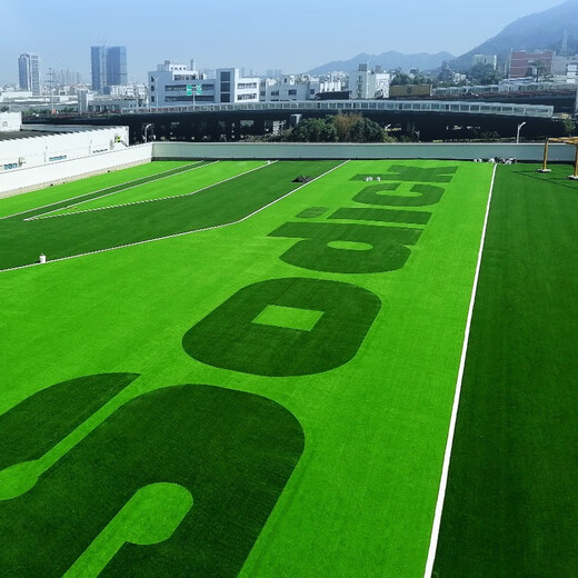 Co-Create Lawn Roof Lawn Artificial Outdoor 20mm Rooftop Simulated Grass Decoration Enterprise Design Professional Fake Turf CCG Roof Lawn Customization