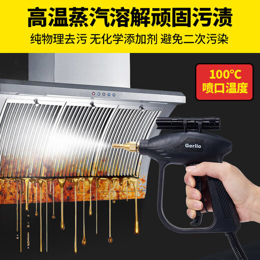 Gerllo German high-temperature steam cleaner high-pressure handheld kitchen fume cleaning machine disinfection, sterilization and degreasing professional cleaning model SE550