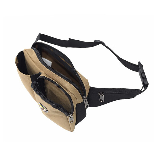 Fast khaki portable tool bag small canvas waist bag storage bag electrician bag portable tool waist bag