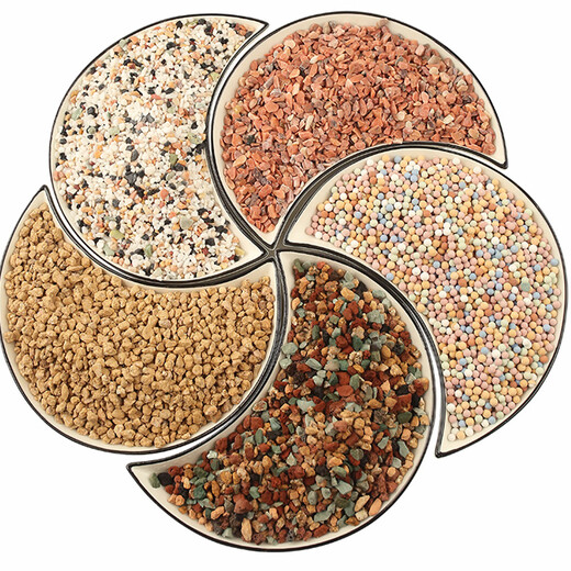 Hua Linglong, general-purpose succulent green plant paving stone, breathable, large pack of five decorative pure granular soil, 2 liters of ceramsite, about 600 grams