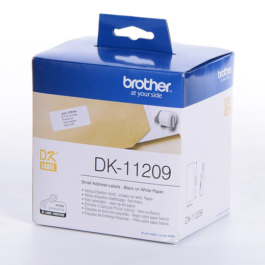 
Brother label machine original DK label paper self-adhesive label tape suitable for QL-1050/700/800/810/820 label printer DK-11209 [29mm*62mm*800 pictures]