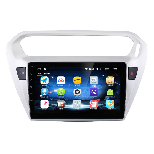 Aplicable a Citroen 2009 14 Modelos 16 Elysee Peugeot 301 Control central de navegación Versión WiFi todo en uno Imagen todo en uno (1+32 g) con sonido DSP (host estándar, host estándar (pantalla IPS 1280x720)