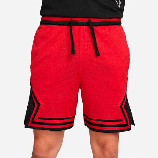 Nike Shorts Pantalon masculin Summer New Style Basketball Training Pinch Pantalon TRENDY LOBE PANTAL SPORTS COSTALAGE DU RESTANT DH9076-687 RED 2XL