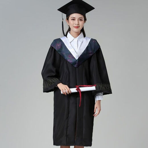 Lei Lixing Bachelor's Uniform Bachelor's Degree Uniform Men's and Women's Graduation Gown Liberal Arts Science and Engineering Drape Cloth Academic Uniform Hat Academic Uniform Performance Bachelor's Uniform Yellow-Engineering (Cardboard Hat) L Recommended Weight 130 160Jin Jin is equal to 0.5 kg
