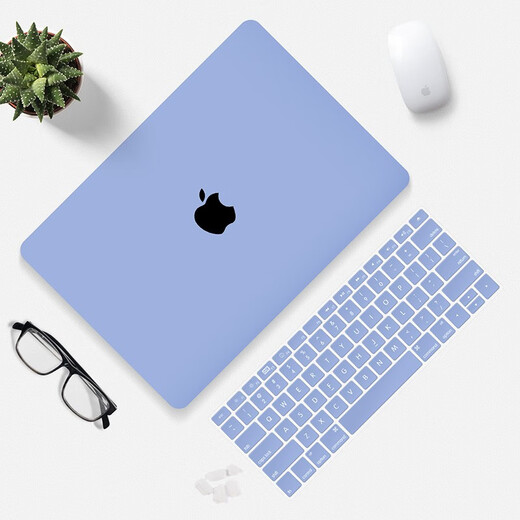 帝伊工坊新款苹果电脑壳M1保护壳macbook13笔记本16女生保护套m2外壳air13.3新pro15壳子 【奶油壳】宁静蓝（配键盘膜+防尘塞） Pro13 retina (A1425/1502)