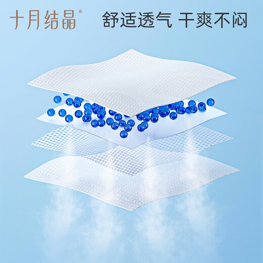 十月结晶婴儿一次性隔尿垫宝宝尿垫巾新生儿护理垫防水床单不可洗 铂金装M码20片【33*45cm】