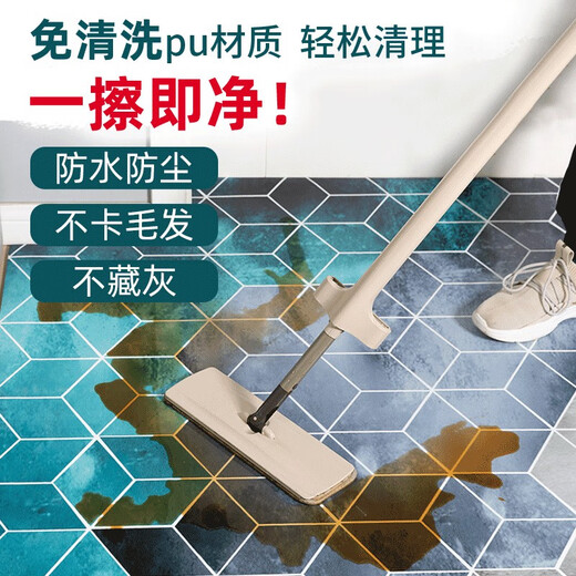 Polycai scrubbable floor mat door mat entrance door floor mat door door floor mat home living room bathroom kitchen anti-slip mat simple and fashionable 60*90cm entrance door