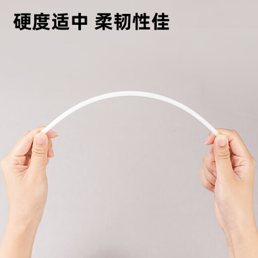 得力装订机铆管3847/3853/3888/881凭证装订管塑料管热熔胶管柳管 3853铆管100支装