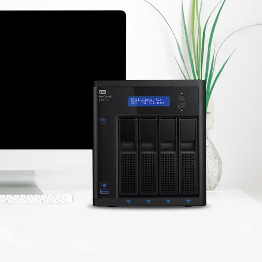 Western Digital (WD) NAS network storage server shared private cloud network disk disk array hard disk cabinet MyCloudPR4100 standard (WDBNFA0000NBK) 16TB (4T enterprise grade*4)